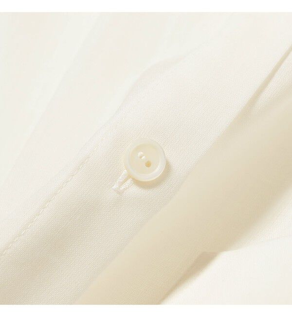 Demi-Luxe BEAMS 「ポリエステル ウール トロピカル シアー シャツ」|シャツ・ブラウス|