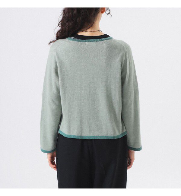 BEAMSBOY「12ゲージ チャイナ トリム カーディガン」|ニット・セーター|