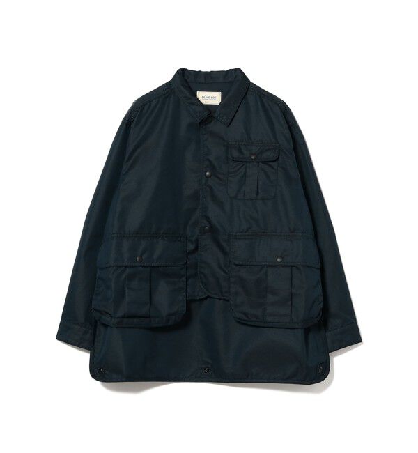 BEAMSBOY「シャンブレー ギャバ ショート フィッシング ジャケット」|ブルゾン・スタジャン|