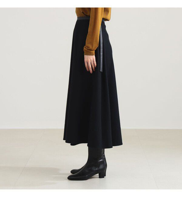 Demi-Luxe BEAMS 「	AK+1 / ウール ソリッド フレアスカート」|スカート|