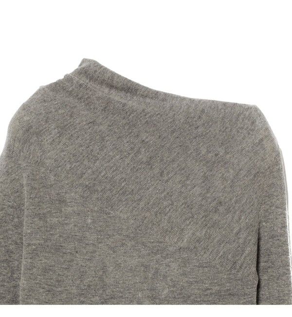 Demi-Luxe BEAMS 「AK+1 / 片畦 アシメトリーネック プルオーバー」|ニット・セーター|