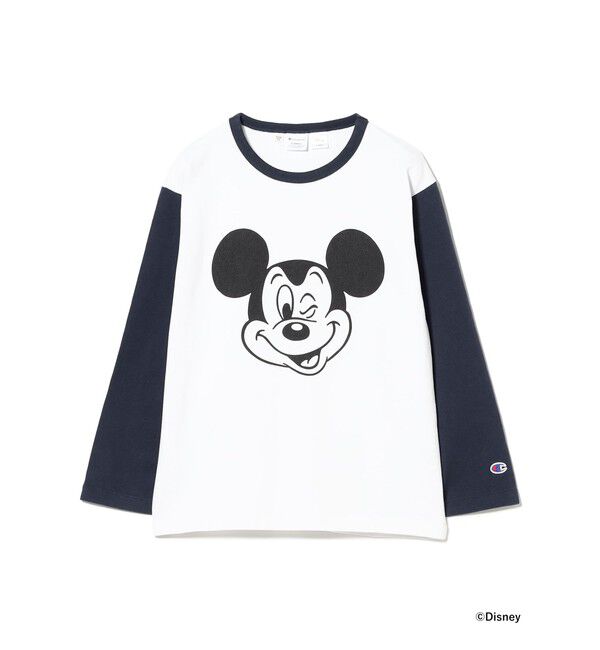 BEAMSBOY「【別注】Champion / ミッキーマウス / フットボール Tシャツ」|Tシャツ・カットソー|