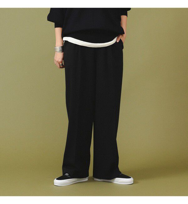 BEAMSBOY「【別注】LACOSTE / ワイド パンツ」|チノ|