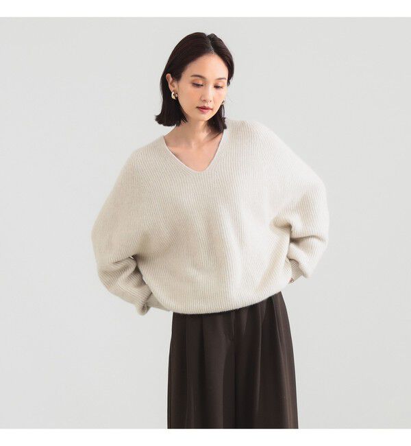 Demi-Luxe BEAMS 「フォックスウール ホールガーメント ニット」|ニット・セーター|