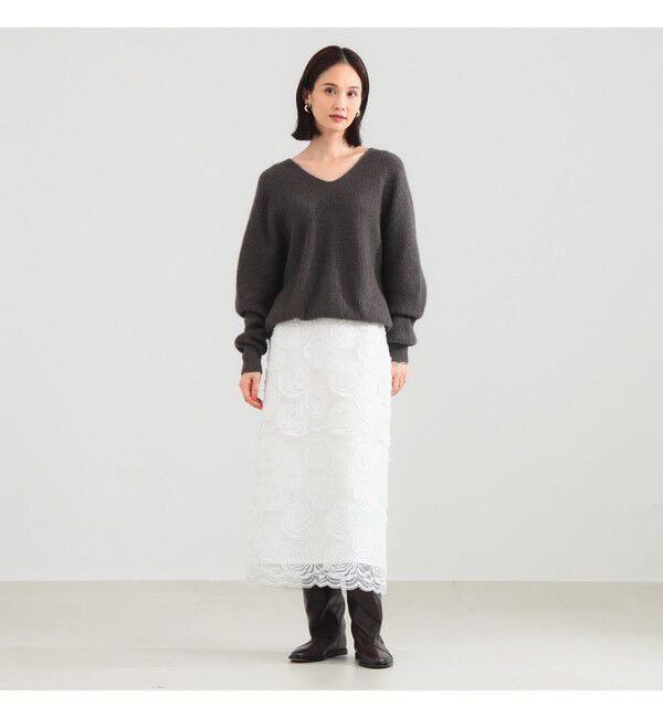 Demi-Luxe BEAMS 「フォックスウール ホールガーメント ニット」|ニット・セーター|