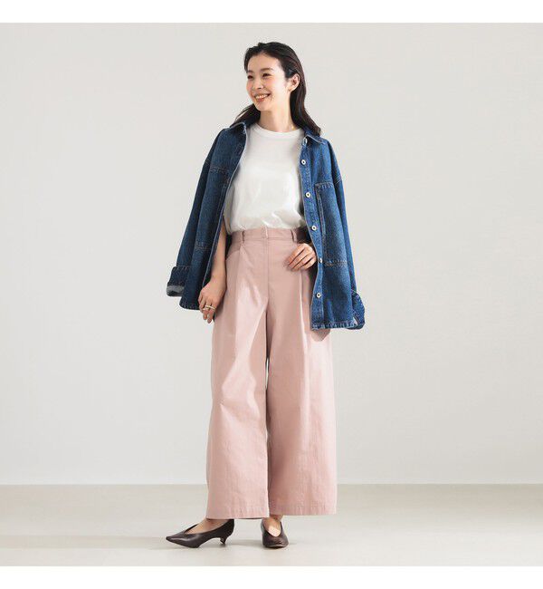 Demi-Luxe BEAMS 「コンフォート タック パンツ」|チノ|