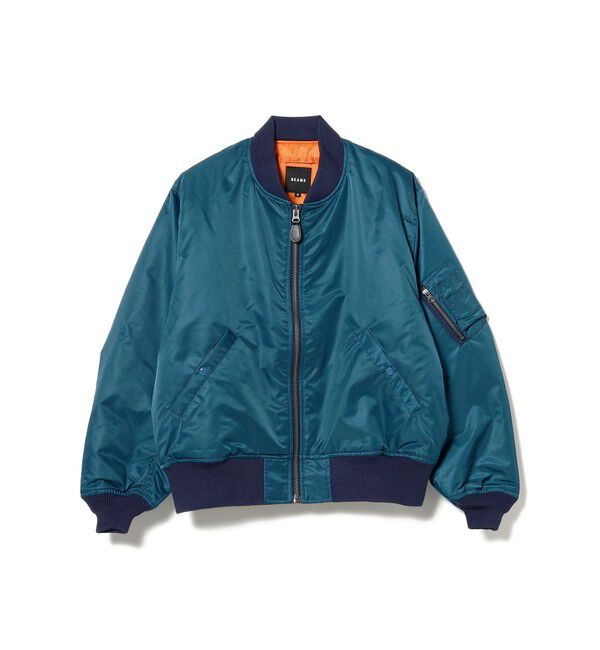 BEAMS「リラックスフィット THERMOLITE(R) MA-1 （撥水）」|ブルゾン・スタジャン|