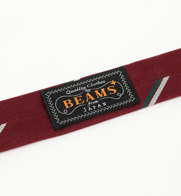BEAMS PLUS「BEAMS PLUS / シルク ワイド レジメンタル タイ」|ネクタイ・蝶ネクタイ|
