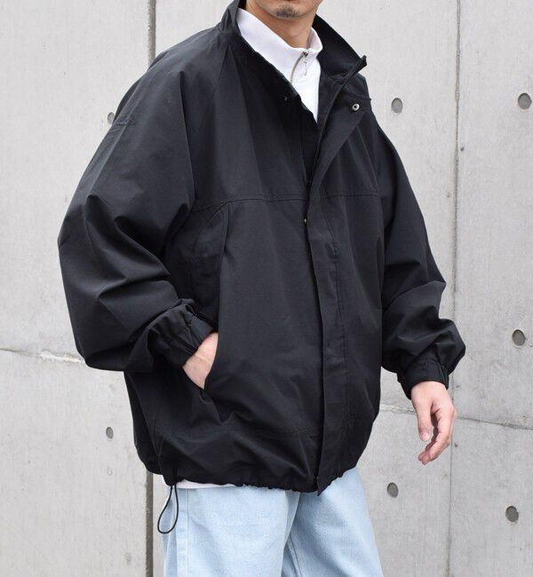 SHIPS any「【SHIPS any別注】HINSON: ショート モンスター ブルゾン 24SS ◇」|ブルゾン・スタジャン|ブラック