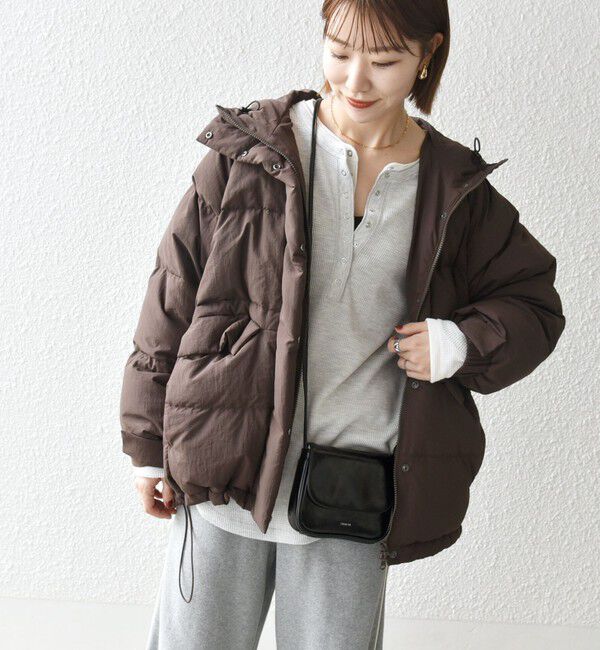 SHIPS any「SHIPS any: フーディ ショート ダウン ジャケット」|ダウン|