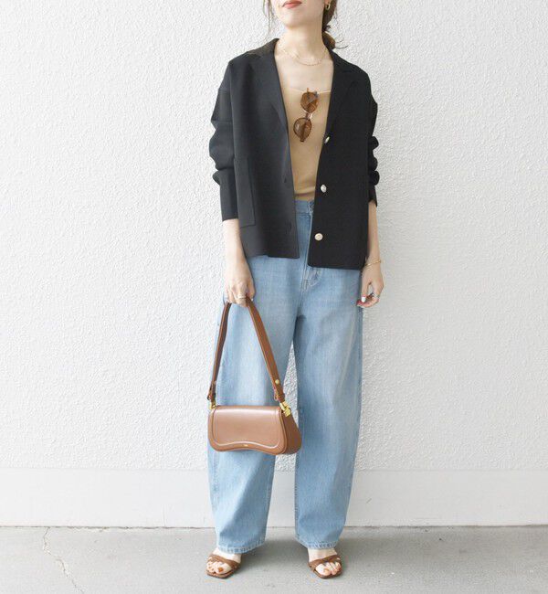 SHIPS any「SHIPS any:〈手洗い可能〉テーラード ニット カーディガン ジャケット」|テーラードジャケット|