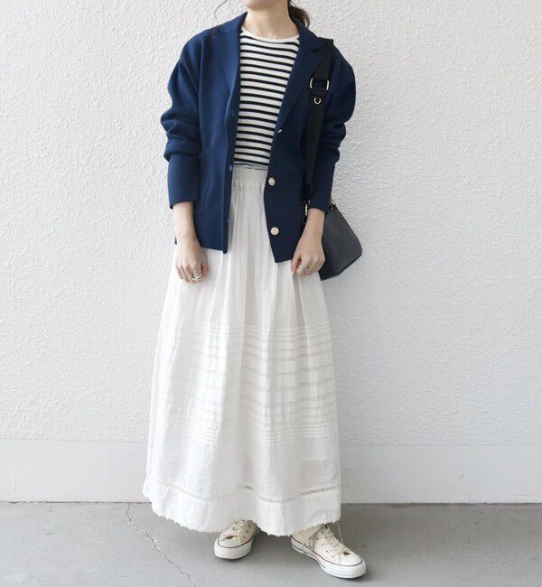 SHIPS any「SHIPS any:〈手洗い可能〉テーラード ニット カーディガン ジャケット」|テーラードジャケット|