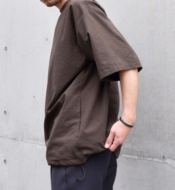 SHIPS any「SHIPS any: 〈撥水・軽量〉SOLOTEX(R) シアサッカー スピンドル Tシャツ◆」|Tシャツ・カットソー|