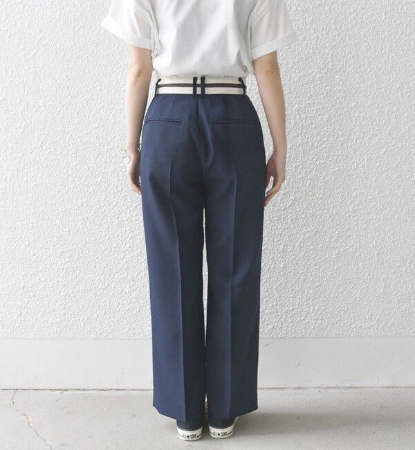 SHIPS any「SHIPS any:〈洗濯機可能〉オックス ウエスト ライン パンツ」|その他|