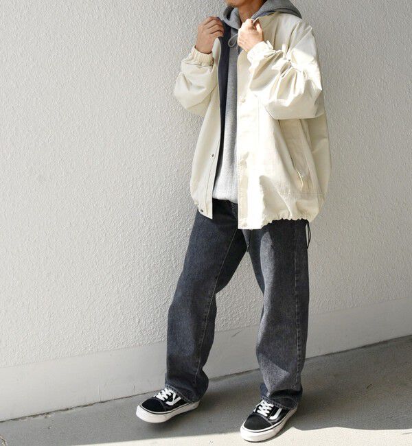 SHIPS any「【SHIPS any別注】HINSON: 2トーン スピンドル ショート モンスター ブルゾン◇」|ブルゾン・スタジャン|