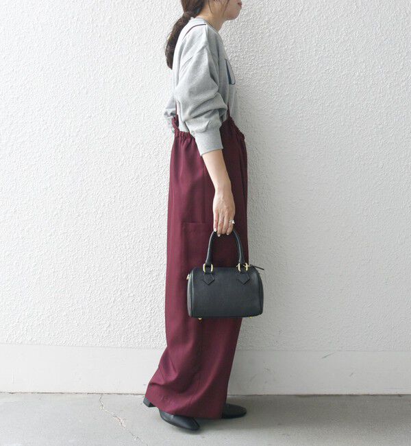 SHIPS any「SHIPS any:〈洗濯機可能〉ウーステッド イージー ギャザー サロペット」|オールインワン|