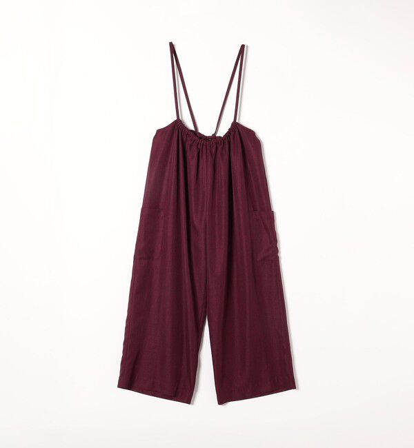 SHIPS any「SHIPS any:〈洗濯機可能〉ウーステッド イージー ギャザー サロペット」|オールインワン|