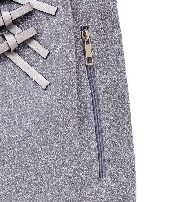 SHIPS any「《追加予約》【WEB限定】SHIPS any: ラメ フロント リボン トートバッグ」|トートバッグ|