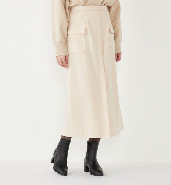 SHIPS Colors 「SHIPS Colors:〈手洗い可能〉TR 起毛 ストレッチ ポケット スカート◇」|スカート|