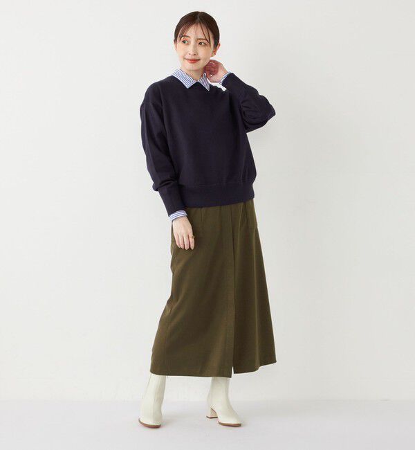 SHIPS Colors 「SHIPS Colors:〈手洗い可能〉TR 起毛 ストレッチ ポケット スカート◇」|スカート|