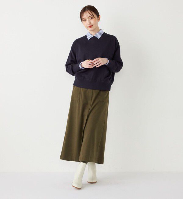 SHIPS Colors 「SHIPS Colors:〈手洗い可能〉TR 起毛 ストレッチ ポケット スカート◇」|スカート|