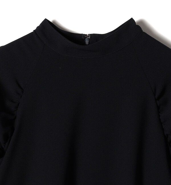 SHIPS for women「〈手洗い可能〉ストレッチ ジョーゼット 袖 ギャザー ブラウス」|シャツ・ブラウス|