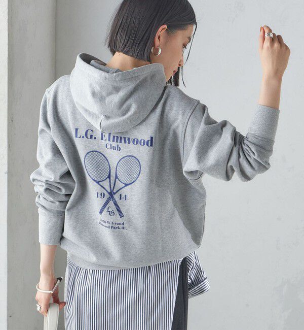 SHIPS for women「【SHIPS別注】LOGAN KNITTING MILLS: プリント フーディー」|パーカー|