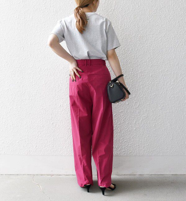 SHIPS any「SHIPS any:〈洗濯機可能〉タイプライター セミ ワイド タック パンツ」|その他|