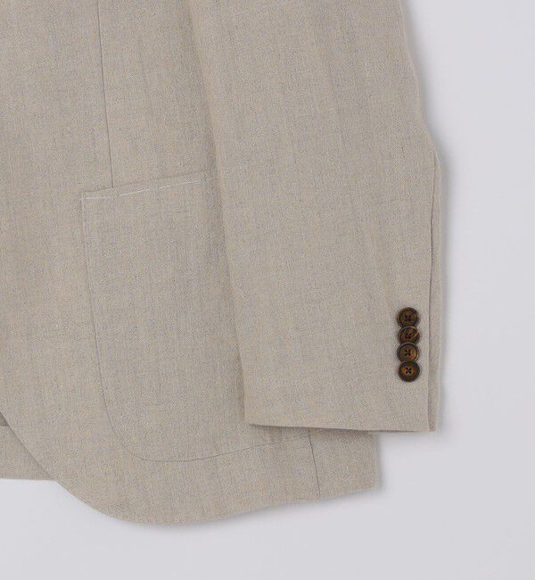SHIPS「SHIPS: リネン ソリッド シャツ ジャケット」|テーラードジャケット|