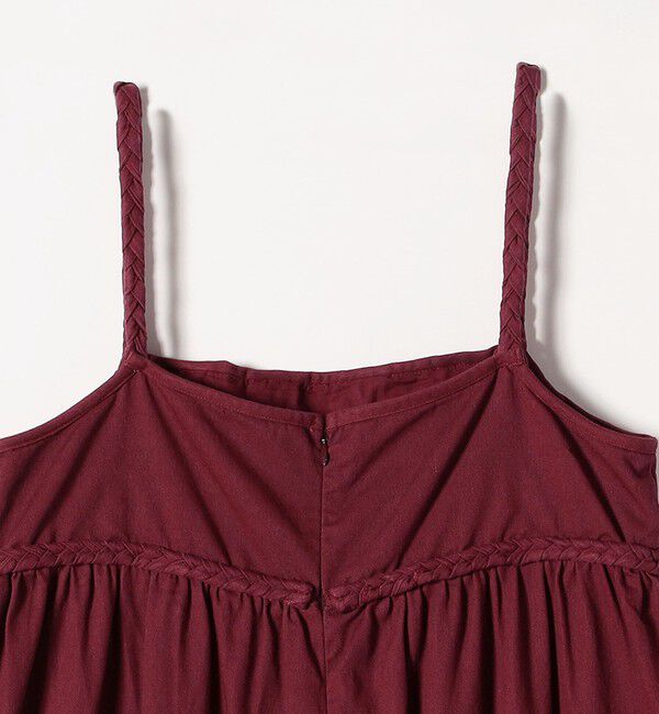 SHIPS any「bon_meur:〈手洗い可能〉ロープ編み コットン ワイド ギャザー サロペット」|オールインワン|