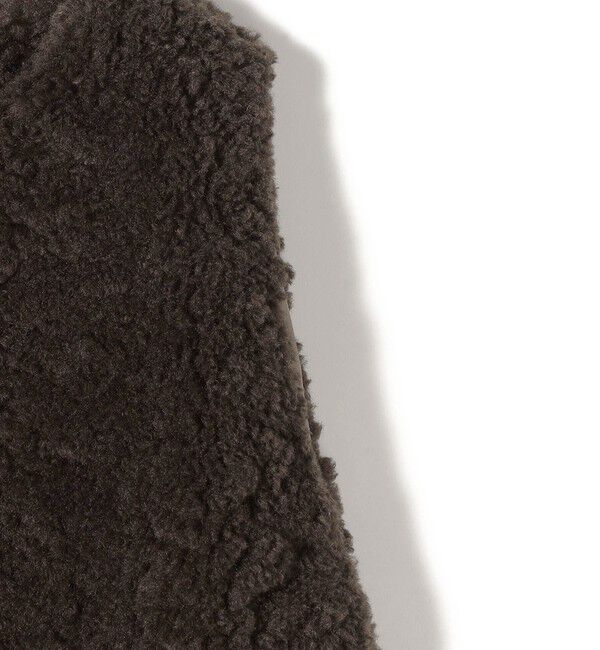 SHIPS for women「ランダム ファー ショート ジレ」|ベスト・ジレ|