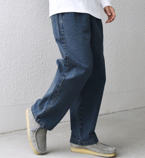 SHIPS any「SHIPS any: Cone Denim フリーサイズ キャンバス デニム イージーパンツ◇」|デニム|