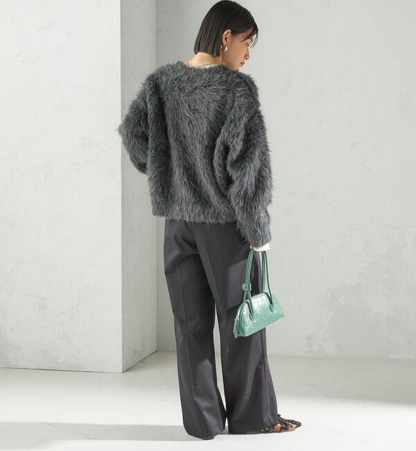 SHIPS for women「〈洗濯機可能〉ハイカウント ツイル 2タック ワイド パンツ」|その他|