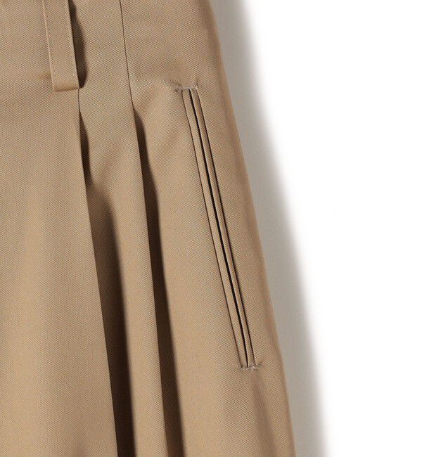 SHIPS for women「〈洗濯機可能〉ハイカウント ツイル 2タック ワイド パンツ」|その他|