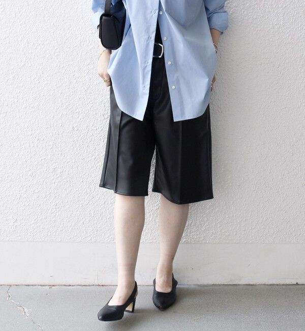 SHIPS any「SHIPS any: センター ピンタックライン ハーフパンツ」|その他|