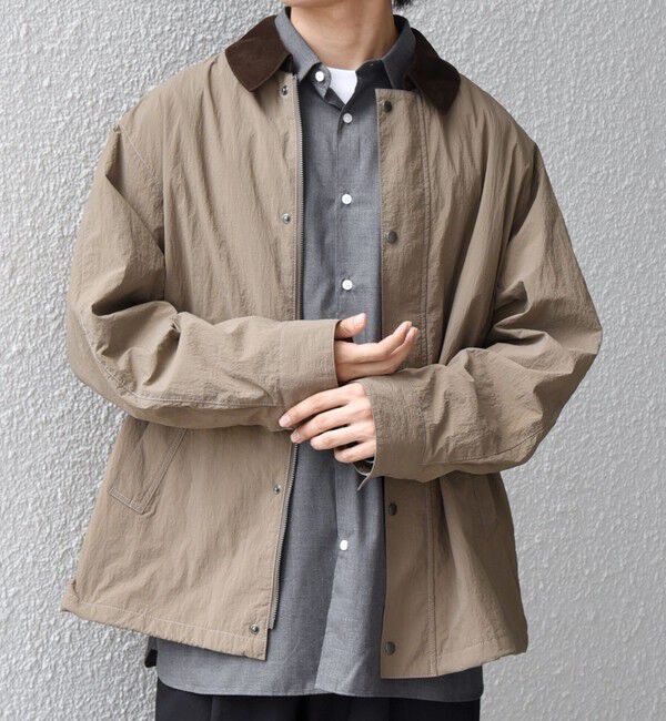 SHIPS any「【SHIPS any別注】Bollington: タスランナイロン ショート ハンティングジャケット◇」|ブルゾン・スタジャン|