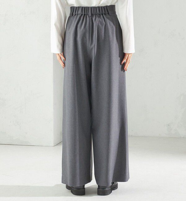 SHIPS for women「〈手洗い可能〉ソフィー ツイル ストレッチ ポケット デザイン パンツ」|スラックス|