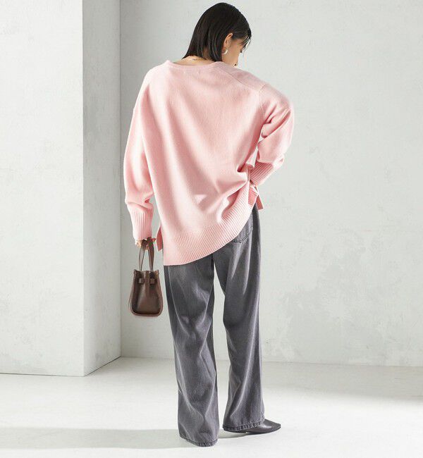 SHIPS for women「〈手洗い可能〉ウール カシミヤ Vネック プルオーバー」|ニット・セーター|