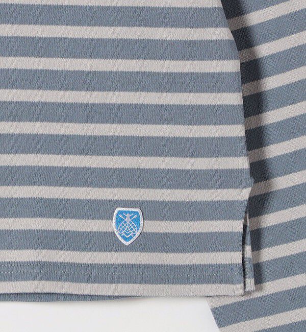 SHIPS any「ORCIVAL:〈手洗い可能〉ボートネック ボーダー ロングスリーブ プルオーバー 25AW」|Tシャツ・カットソー|
