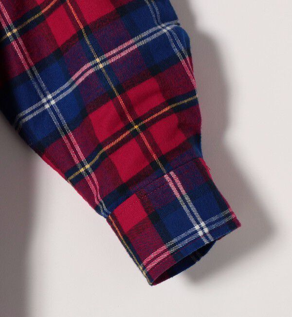 SHIPS any「SHIPS any:〈洗濯機可能〉タータン チェック ロング シャツ ワンピース」|ワンピース|