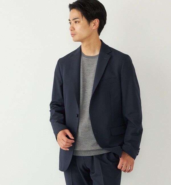 SHIPS Colors 「SHIPS Colors:〈洗濯機可能〉AVANT(R) ACTIVE ストレッチ ジャケット」|テーラードジャケット|ネイビー