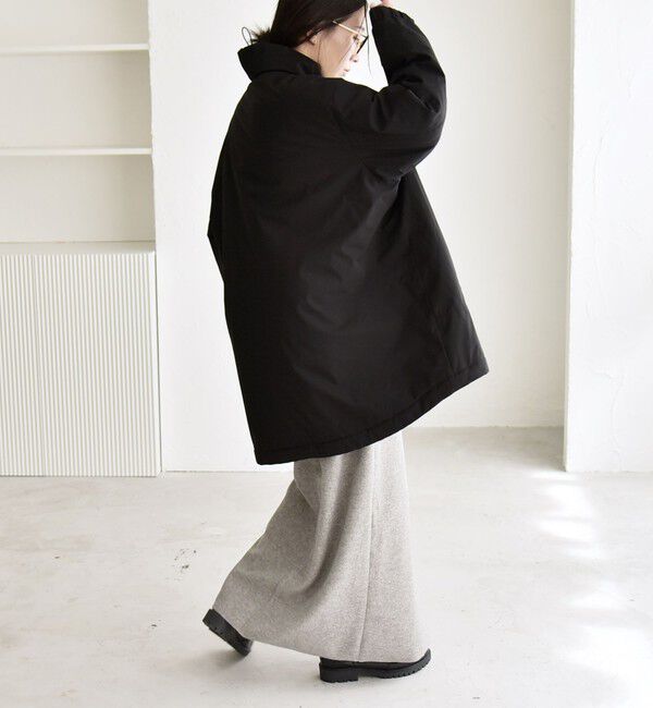 quaranciel「quaranciel:〈撥水加工〉中綿 スタンドカラー ダブル ジップ モンスター コート」|その他|