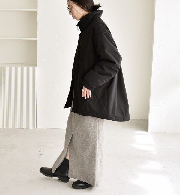 quaranciel「quaranciel:〈撥水加工〉中綿 スタンドカラー ダブル ジップ モンスター コート」|その他|
