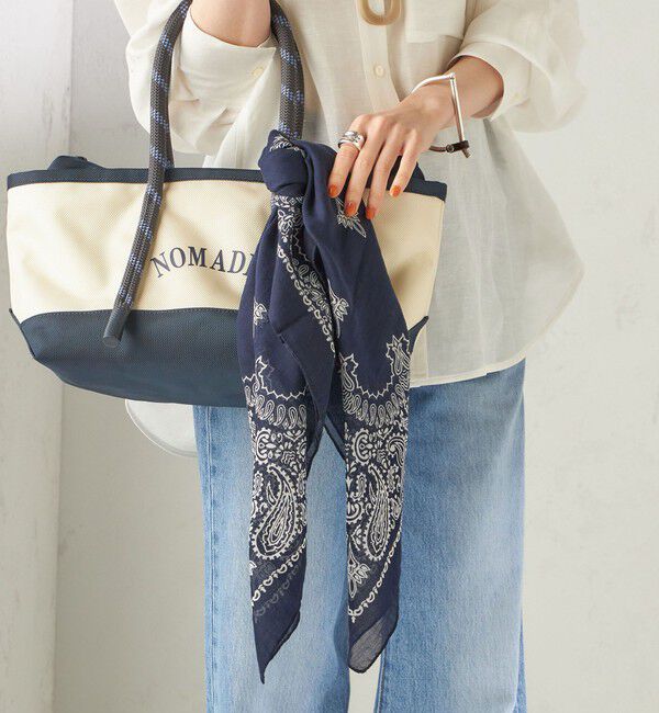 SHIPS for women「【一部SHIPS別注】destin: バンダナ カレ 90&times;90」|バンダナ・スカーフ|