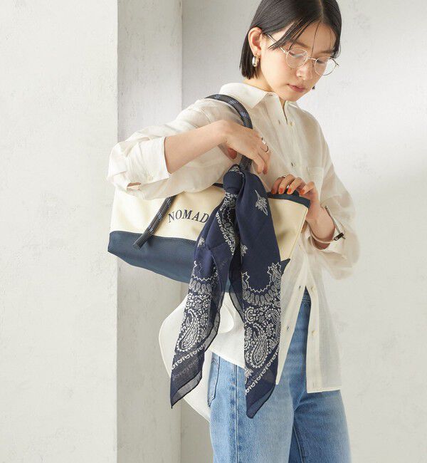 SHIPS for women「【一部SHIPS別注】destin: バンダナ カレ 90&times;90」|バンダナ・スカーフ|