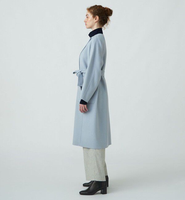 Ballsey「プレミアムウールリバー ノーカラーコート」|ノーカラーコート|
