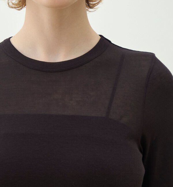 MACPHEE「シアージャージー クルーネックプルオーバー」|Tシャツ・カットソー|