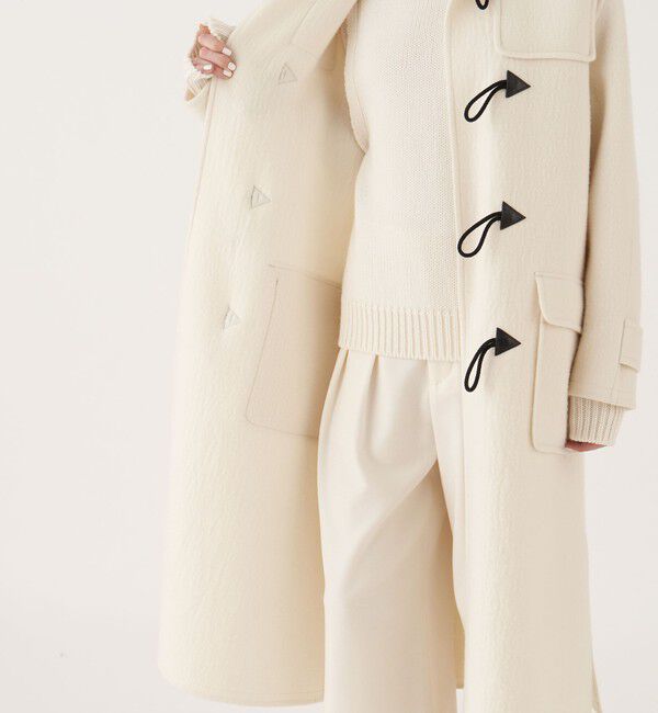 GALERIE VIE「ランダムウールダッフルコート」|ダッフルコート|