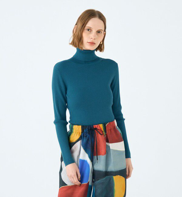 Ballsey「スーパーエクストラファインウールリブ タートルネックプルオーバー」|ニット・セーター|