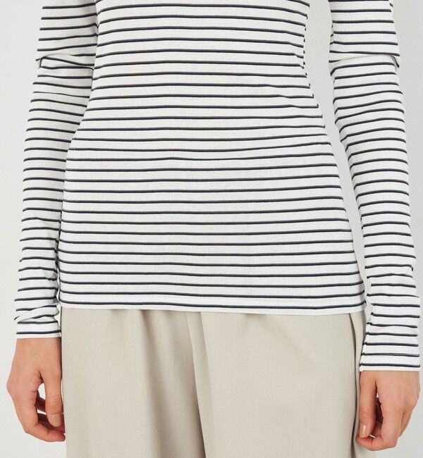 DES PRES「ベーシックサーキュラーリブ ラウンドボートネックプルオーバー」|Tシャツ・カットソー|